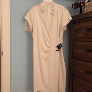 Dress with back zipper